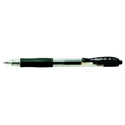 Zseléstoll, 0,25 mm, nyomógombos, PILOT "G-2", fekete 1 db