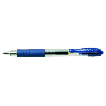   Zseléstoll, 0,25 mm, nyomógombos, PILOT "G-2", kék 1 db
