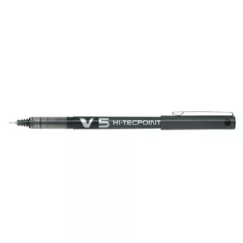   Rollertoll, 0,3 mm, tűhegyű, kupakos, PILOT "Hi-Tecpoint V5", fekete 1 db