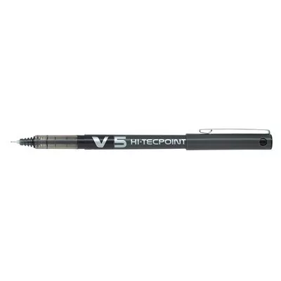 Rollertoll, 0,3 mm, tűhegyű, kupakos, PILOT "Hi-Tecpoint V5", fekete 1 db