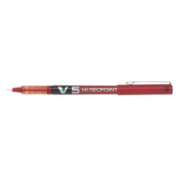   Rollertoll, 0,3 mm, tűhegyű, kupakos, PILOT "Hi-Tecpoint V5", piros 1 db