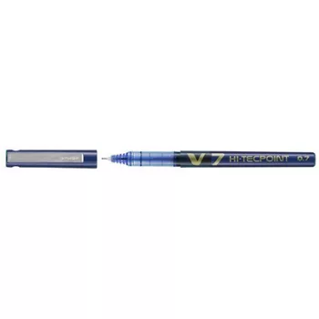   Rollertoll, 0,4 mm, tűhegyű, kupakos, PILOT "Hi-Tecpoint V7", kék