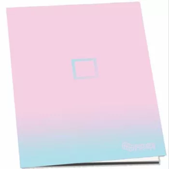   Füzet, tűzött, A4, kockás, 52 lap, PULSE "Pastel Colours"