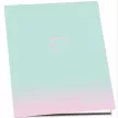 Füzet, tűzött, A5, kockás, 52 lap, PULSE "Pastel Colours"