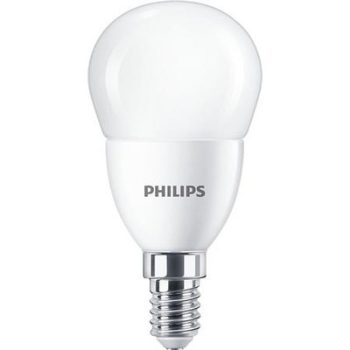   LED izzó, E14, kisgömb, P48, 7W, 806lm, 2700K, PHILIPS "CorePro"