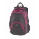 Hátizsák, 2in1, notebook tartóval és audió csatlakozóval, PULSE "Teens", pink-fekete 1 db
