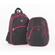 Hátizsák, 2in1, notebook tartóval és audió csatlakozóval, PULSE "Teens", pink-fekete 1 db