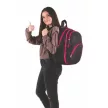 Hátizsák, 2in1, notebook tartóval és audió csatlakozóval, PULSE "Teens", pink-fekete 1 db