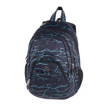   Hátizsák, 2in1, notebook tartóval és audió csatlakozóval, PULSE "Teens Blue Lava"