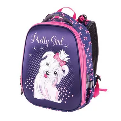 Hátizsák, anatómiai, PULSE "Anatomic Cube Pretty Girl", lila-rózsaszín 1 db