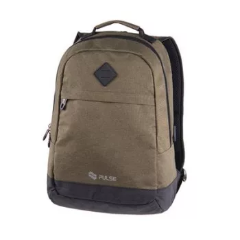   Hátizsák, notebook tartóval, PULSE "Bicolor Olive", zöld 1 db