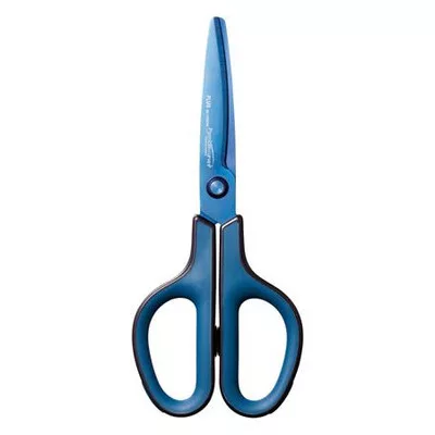 Olló, általános, 17,5 cm, PLUS "Fitcut Curve Premium", diplomatakék 1 db