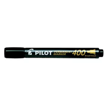  Alkoholos marker, 1,5-4 mm, vágott, PILOT "Permanent Marker 400", fekete 1 db