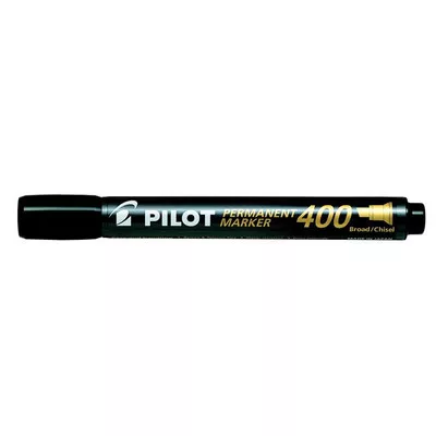 Alkoholos marker, 1,5-4 mm, vágott, PILOT "Permanent Marker 400", fekete 1 db