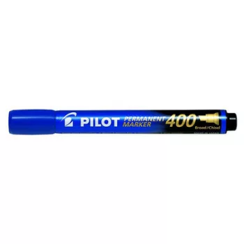   Alkoholos marker, 1,5-4 mm, vágott, PILOT "Permanent Marker 400", kék 1 db