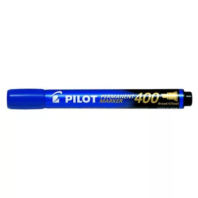 Alkoholos marker, 1,5-4 mm, vágott, PILOT "Permanent Marker 400", kék 1 db