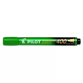   Alkoholos marker, 1,5-4 mm, vágott, PILOT "Permanent Marker 400", zöld 1 db
