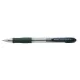 Golyóstoll, 0,22 mm, nyomógombos, PILOT "Super Grip", fekete 1 db
