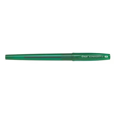 Golyóstoll, 0,22 mm, kupakos, PILOT "Super Grip G", zöld 1 db