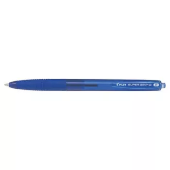   Golyóstoll, 0,22 mm, nyomógombos, PILOT "Super Grip G", kék 1 db