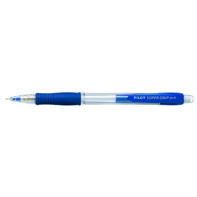 Nyomósirón, 0,5 mm, PILOT "SuperGrip", kék 1 db