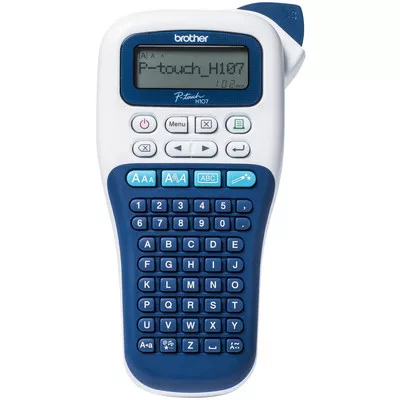 Brother PT-H107 feliratozógép TZ szalagokhoz (12, 9, 6 és 3,5 mm széles TZe szalagokkal működik)  PTH107BRE1