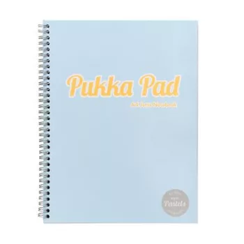   Spirálfüzet, A4, vonalas, 100 lap, PUKKA PAD "Pastel Jotta Pad", vegyes szín 1 db
