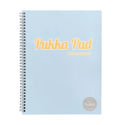Spirálfüzet, A4, vonalas, 100 lap, PUKKA PAD "Pastel Jotta Pad", vegyes szín 1 db