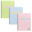 Spirálfüzet, A4, vonalas, 100 lap, PUKKA PAD "Pastel Jotta Pad", vegyes szín 1 db