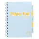 Spirálfüzet, A4, vonalas, 100 lap, PUKKA PAD "Pastel project book", vegyes szín 1 db