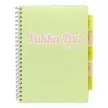 Spirálfüzet, A4, vonalas, 100 lap, PUKKA PAD "Pastel project book", vegyes szín 1 db