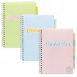 Spirálfüzet, A4, vonalas, 100 lap, PUKKA PAD "Pastel project book", vegyes szín 1 db