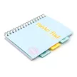 Spirálfüzet, A5, vonalas, 100 lap, PUKKA PAD "Pastel project book", vegyes szín