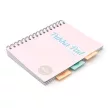 Spirálfüzet, A5, vonalas, 100 lap, PUKKA PAD "Pastel project book", vegyes szín