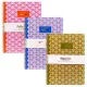 Spirálfüzet, A4+, vonalas, 100 lap, PUKKA PAD "Floral Jotta Notebook", vegyes minta 1 db