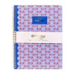 Spirálfüzet, A4+, vonalas, 100 lap, PUKKA PAD "Floral Jotta Notebook", vegyes minta 1 db