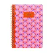 Spirálfüzet, A5, vonalas, 100 lap, PUKKA PAD "Floral Jotta Notebook", vegyes minta 1 db