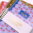 Spirálfüzet, A5, vonalas, 100 lap, PUKKA PAD "Floral Jotta Notebook", vegyes minta 1 db