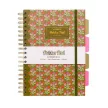 Spirálfüzet, B5, vonalas, 100 lap, PUKKA PAD "Floral Project Book", vegyes minta 1 db