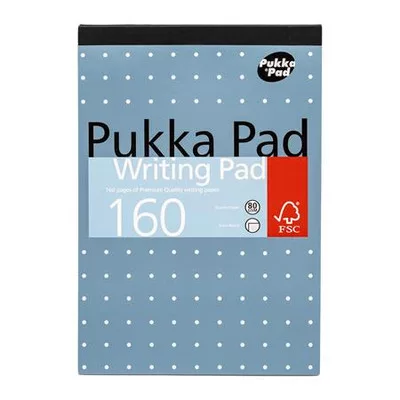 Jegyzetfüzet, A5, vonalas, 80 lap, PUKKA PAD "Metallic Writing Book", vegyes színek (szín nem választható) 1 db