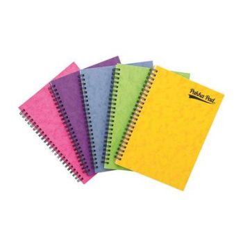   1 db Spirálfüzet, A5, vonalas, 60 lap, PUKKA PAD "Pressboard", vegyes szín