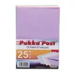 Boríték, C6, enyvezett, PUKKA PAD "Pastel", vegyes színek (szín nem választható), 25 db/csomag
