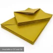 Boríték, C6, enyvezett, PUKKA PAD "Gold", arany 25 db