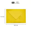 Boríték, C6, enyvezett, PUKKA PAD "Gold", arany 25 db