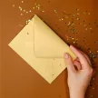 Boríték, C6, enyvezett, PUKKA PAD "Gold", arany 25 db