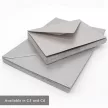 Boríték, C6, enyvezett, PUKKA PAD "Silver", ezüst, 25 db/csomag