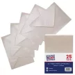 Boríték, C5, enyvezett, PUKKA PAD "Fresh White", elefántcsont fehér, 25 db/csomag