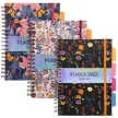 Spirálfüzet, B5, vonalas, 100 lap, PUKKA PAD "Project Book Bloom", vegyes minta 1 db