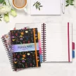 Spirálfüzet, B5, vonalas, 100 lap, PUKKA PAD "Project Book Bloom", vegyes minta 1 db