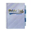 Spirálfüzet, A4, vonalas, elválasztóval, 100 lap, PUKKA PAD "Haze Project Book", vegyes szín 1 db